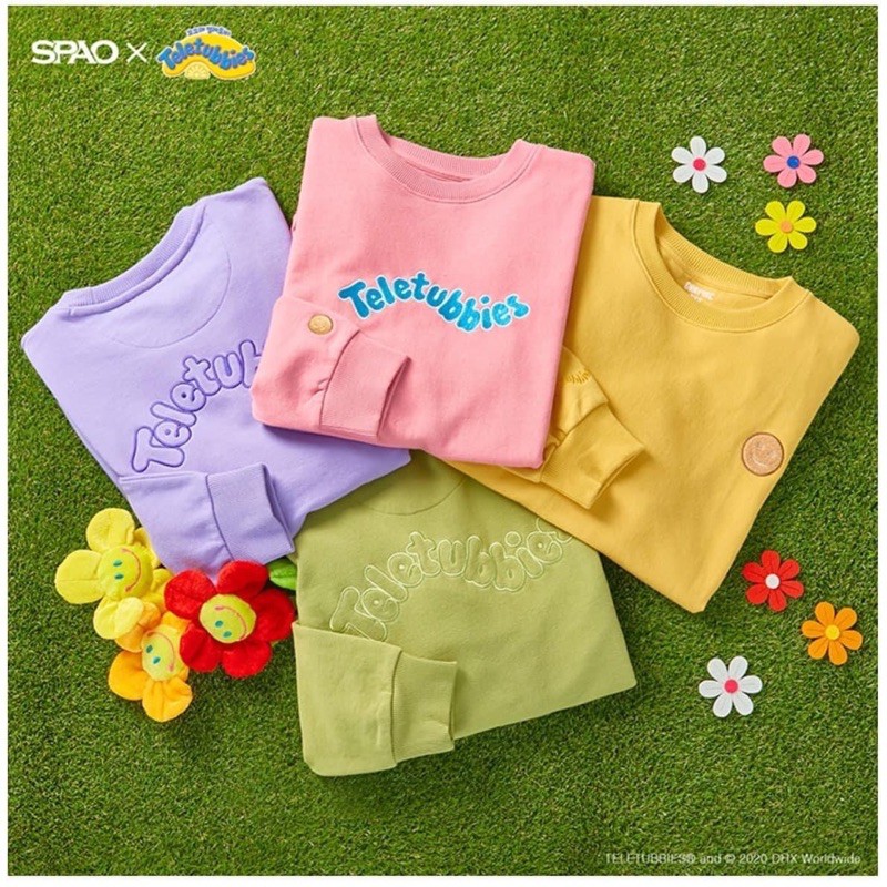 Áo nỉ Spao x Teletubbies