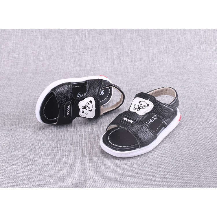 sandal bé trai size 21-25 da mềm đèn led