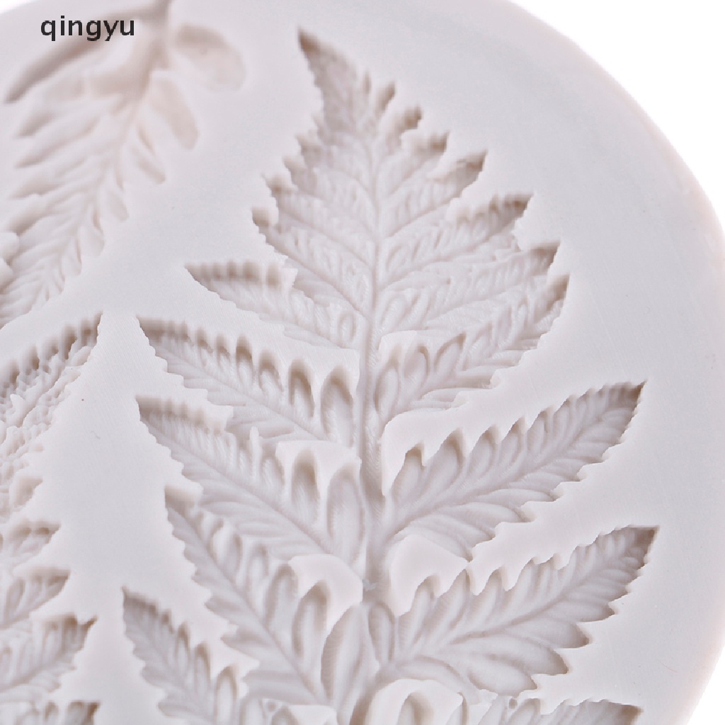Qingyu Khuôn silicone Làm Kẹo Đường / Sô Cô La Hình Chiếc Lá