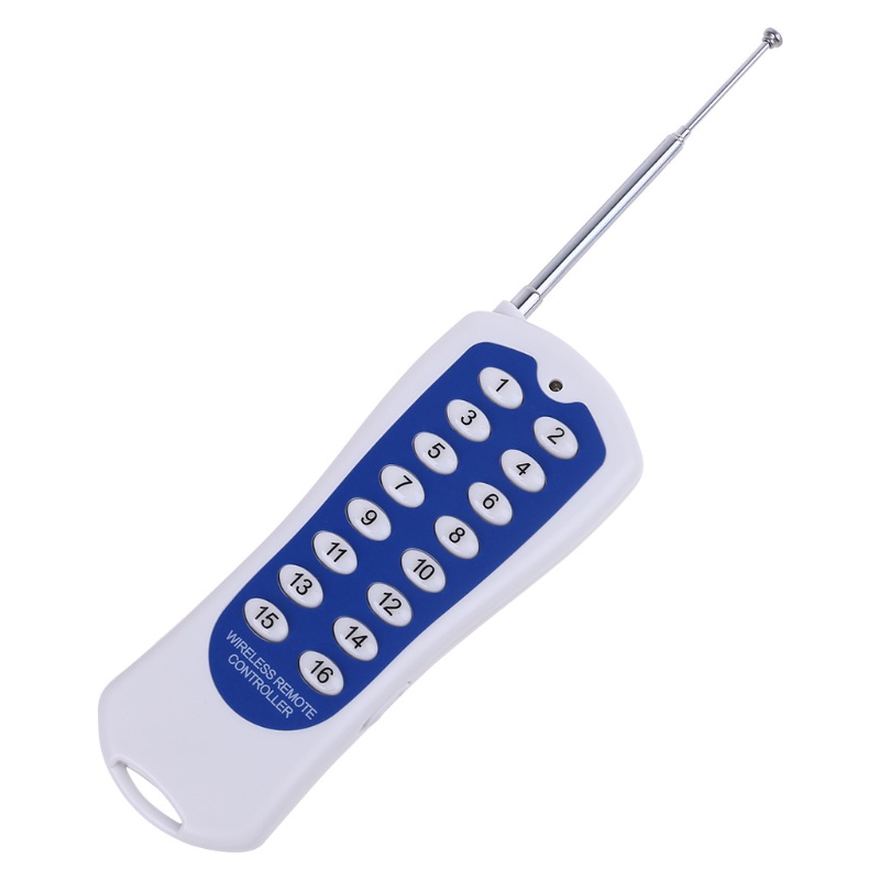 Điều khiển từ xa không dây 16 phím DC12V 16CH RF