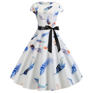 Đầm dạ hội ngắn tay phong cách cổ điển đơn giản thanh lịch dành cho nữ