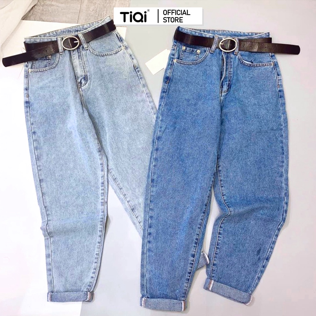 Quần baggy nữ lưng cao màu Đen Xám Xanh TiQi Jeans B1-77 | BigBuy360 - bigbuy360.vn