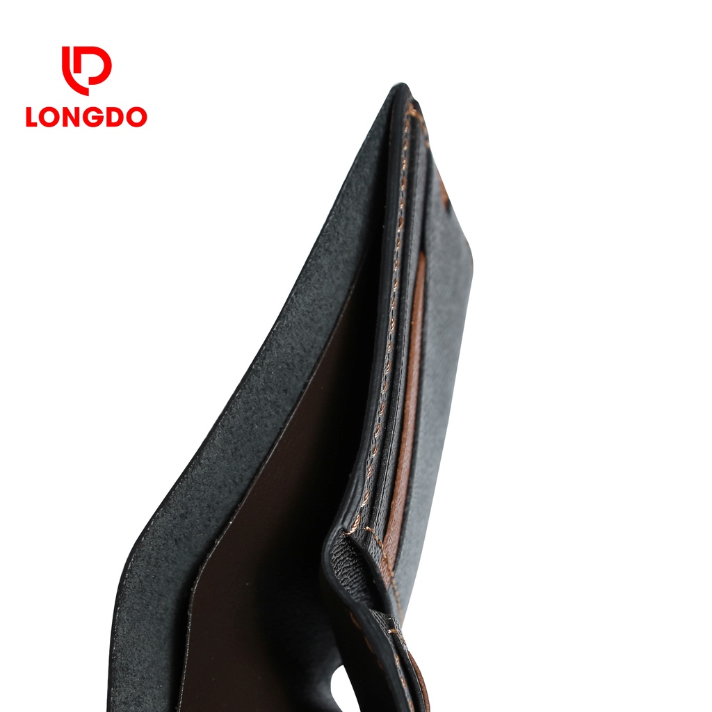 Ví nam size nhỏ - Cam kết 100% da bò thật - Bảo hành 5 năm - Thương hiệu uy tín Longdo Leather - B05