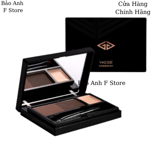 Kit đa năng VACOSI EYEBROW KIT (vẽ mày &amp; che khuyết điểm) - (VM08)