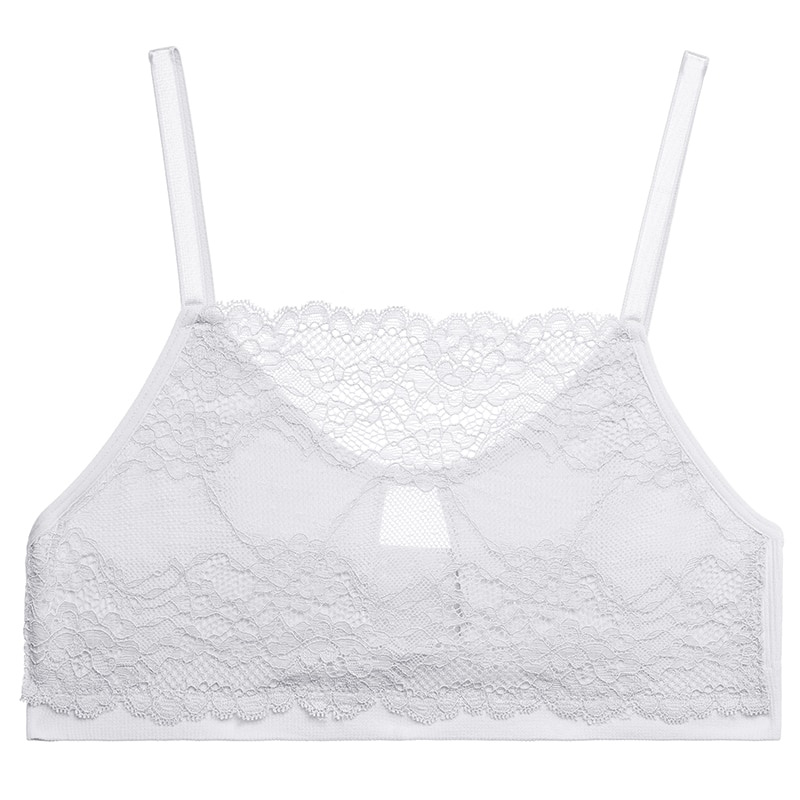 Áo lót thể thao FINETOO có mút nâng ngực phối ren gợi cảm cho nữ