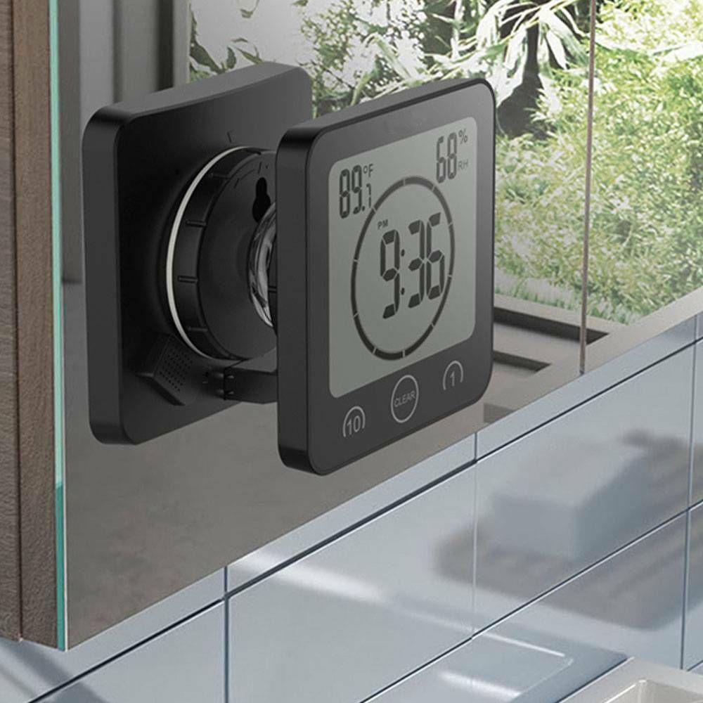 Đồng Hồ Điện Tử Màn Hình LCD Chống Thấm Nước Tiện Dụng Cho Phòng Khách|Đồng Hồ Treo Tường Nghệ Thuật Sử Dụng Pin