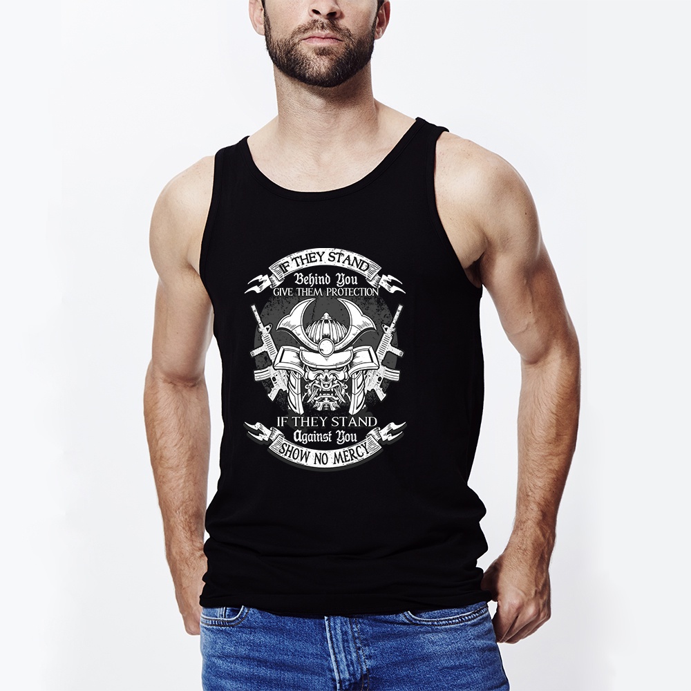 Áo Tank top thể thao HTFashion in hình warrior pride independence veterans day