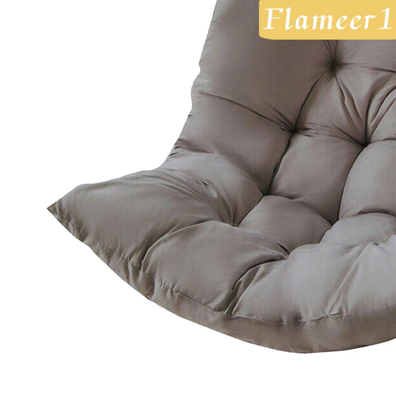 [Flameameer1] Đệm Lót Ghế Ngồi Sân Vườn Hình Quả Trứng Có Thể Tháo Rời Màu Đỏ
