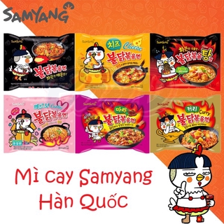 (13 loại) Mì cay Samyang đủ vị 140gr