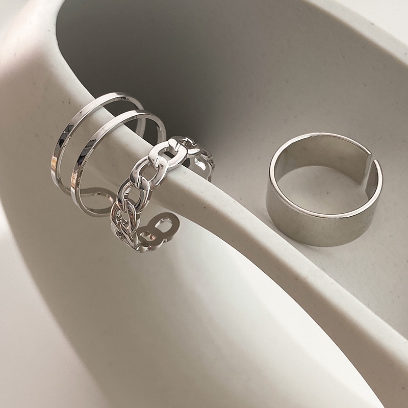 Set 3 Nhẫn We Flower Đeo Khớp Ngón Tay Thời Trang Cho Nữ