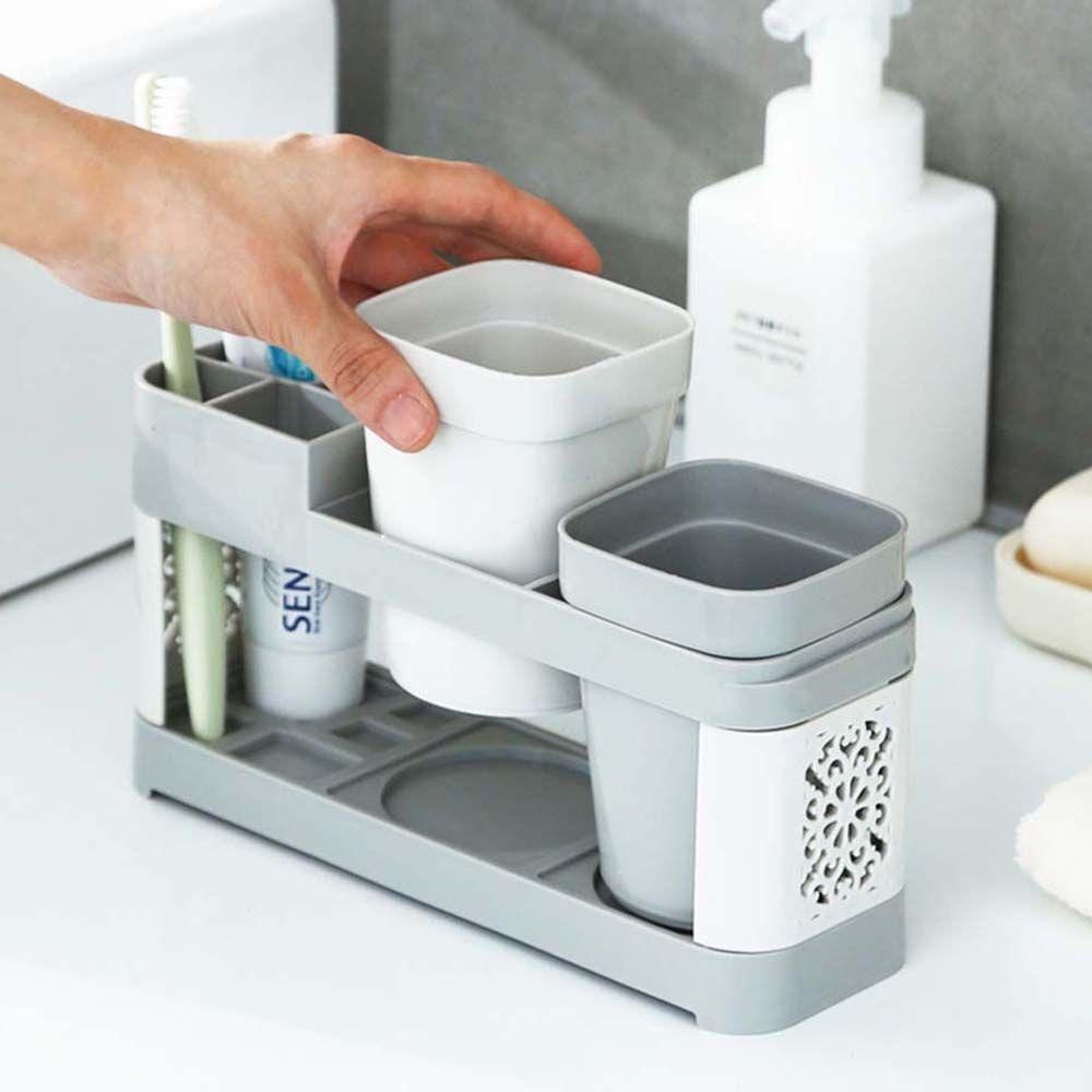 Giá Đỡ Bàn Chải Đánh Răng Sáng Tạo Dễ Lau Chùi Chất Lượng Cao Cho Phòng Tắm
