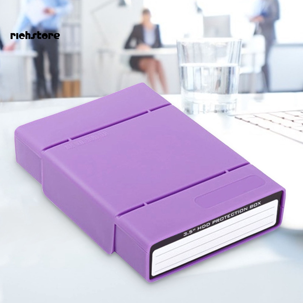 Hộp Đựng Ổ Cứng Chống Sốc Màu Trơn 3.5 Inch Ốp | BigBuy360 - bigbuy360.vn