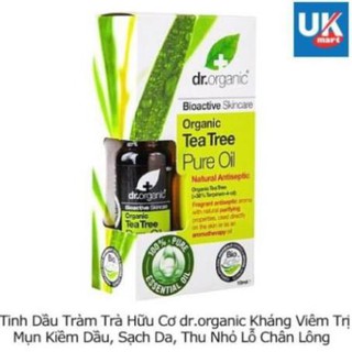 Tinh dầu tràm trà hữu cơ dr. organic tea tree oil 10ml hneager