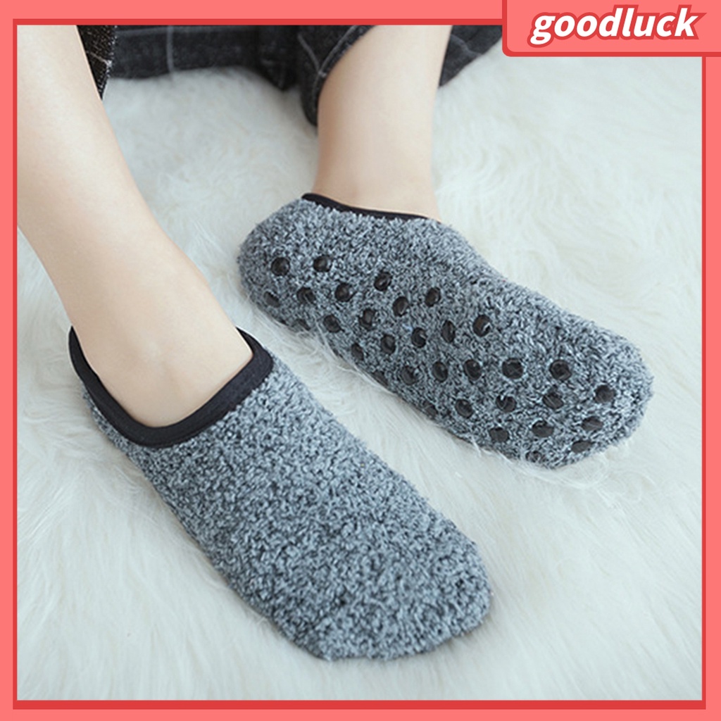 Vớ Thuyền Lông Cừu San Hô Cổ Thấp Thoải Mái Chống Trượt Cho Nữ
