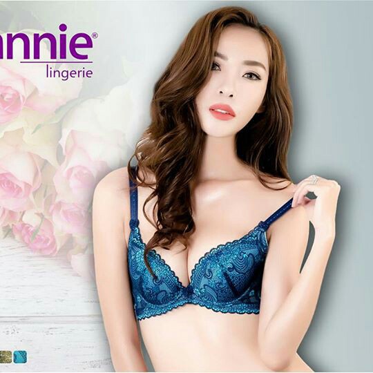 Áo Ngực Annie Đệm Mỏng 3 Móc Đẩy Ngực 8079