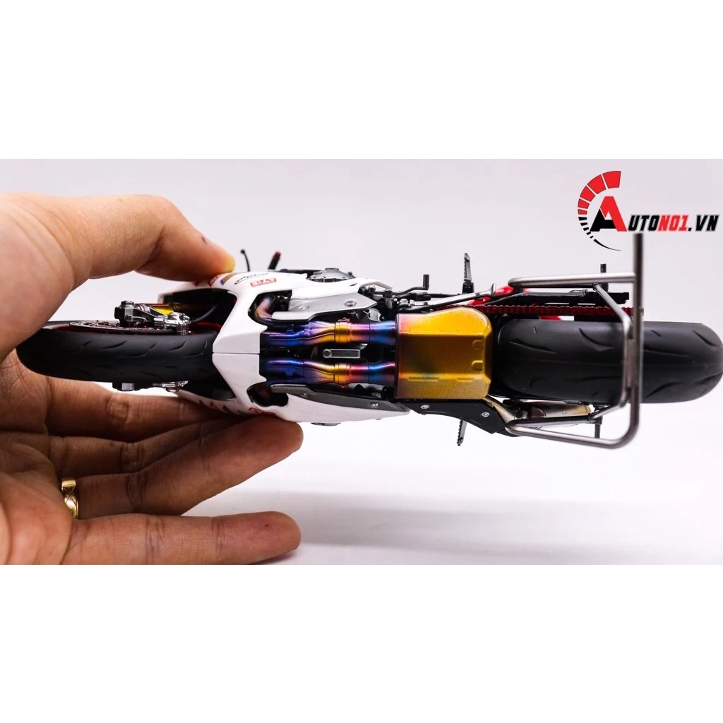 MÔ HÌNH XE YAMAHA YZF R1 RED WHITE 1:12 TAMIYA D080