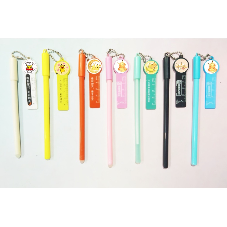 Bút chuột vàng kèm dây treo BMCI31 bút cute dễ thương thần tượng idol hoạt hình