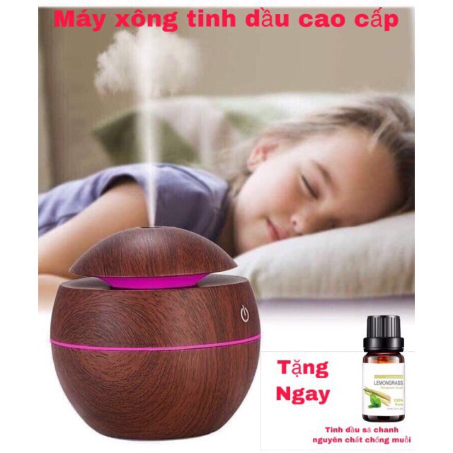 [Bán giá gốc] Máy khuếch tán tinh dầu, phun sương tạo ẩm ( tặng tinh dầu ) ]