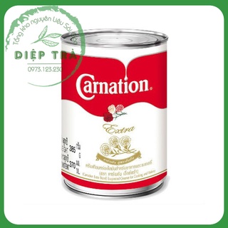 Sữa ngậy (sữa tam hoa) Carnation lon 370ml (Dùng kết hợp tăng độ ngậy của trà sữa matcha/socola...)