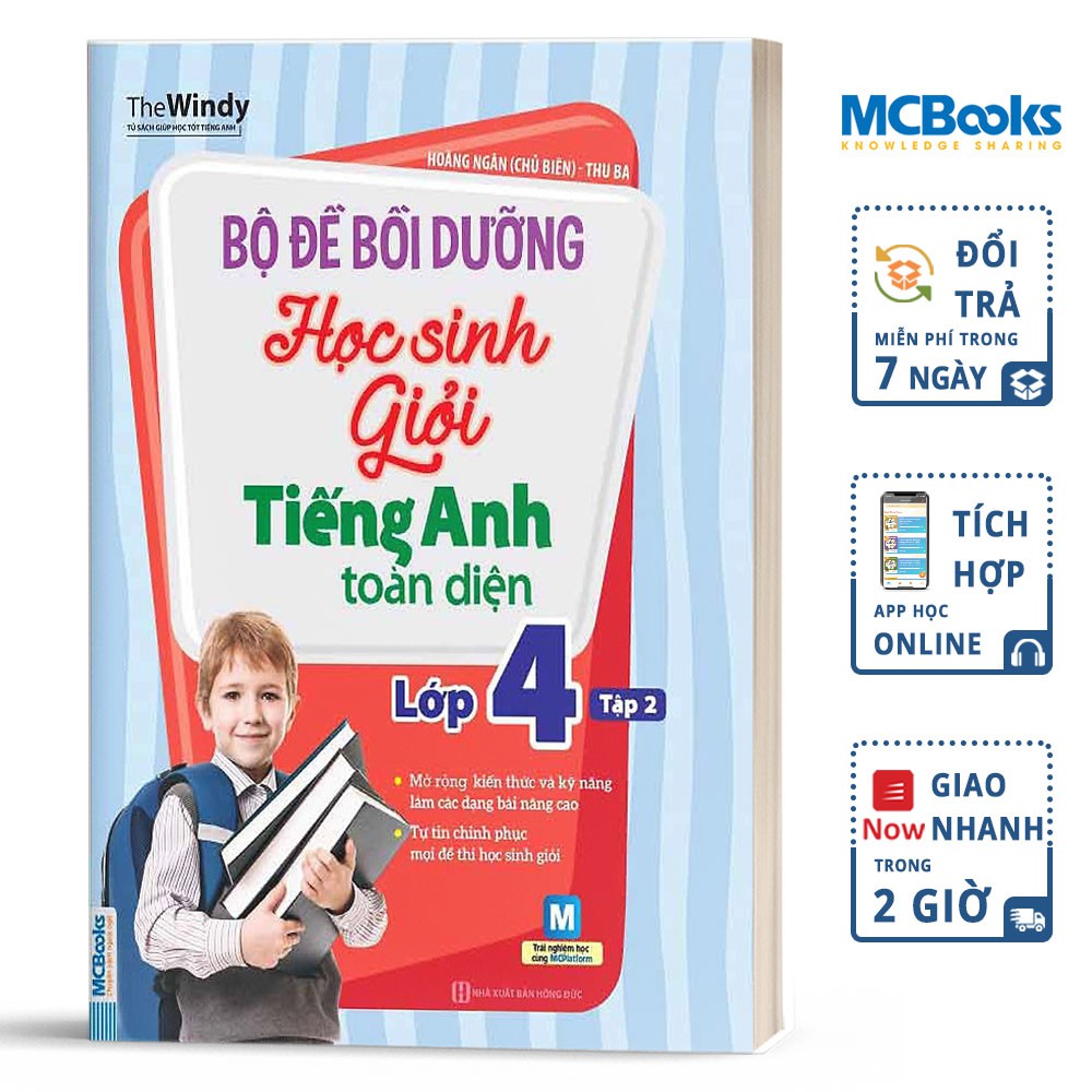 Sách - Combo Bộ Đề Bồi Dưỡng Học Sinh Giỏi Tiếng Anh Toàn Diện Lớp 4 - Học Kèm App Online