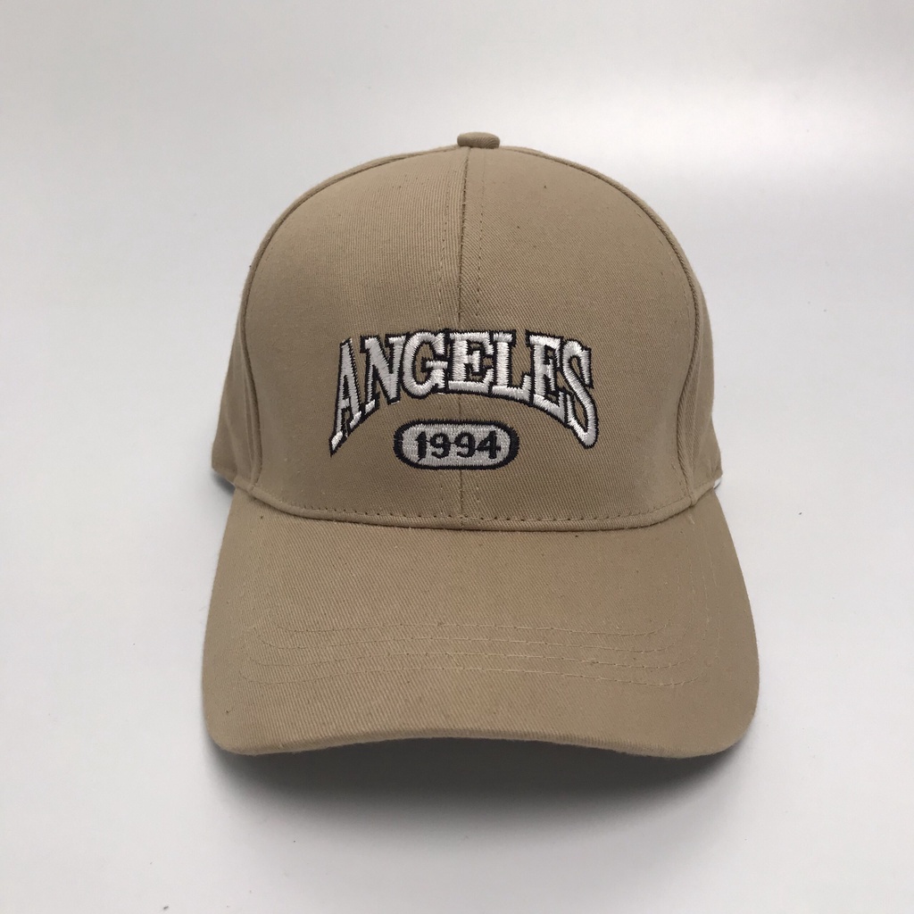 Mũ lưỡi trai ❤️ Nón kết thêu chữ ANGELES chất kaki cao cấp form unisex nam nữ N60