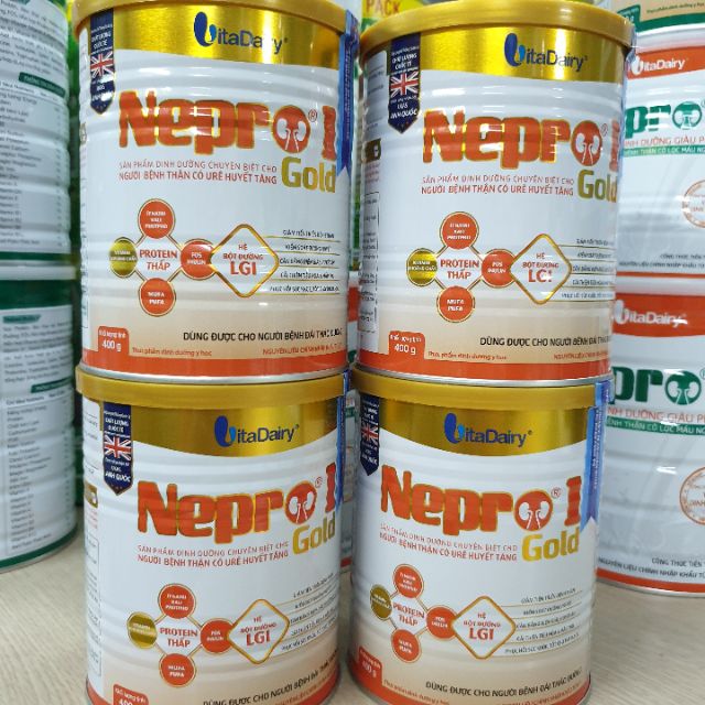 Combo 3 lon Sữa Nepro gold 1 400g/Date mới nhất thị trường