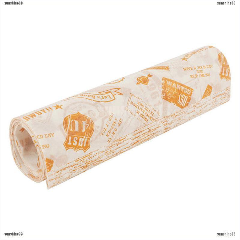Set 50 Giấy Gói Bánh Mì / Bánh Mì Sandwich Tiện Dụng