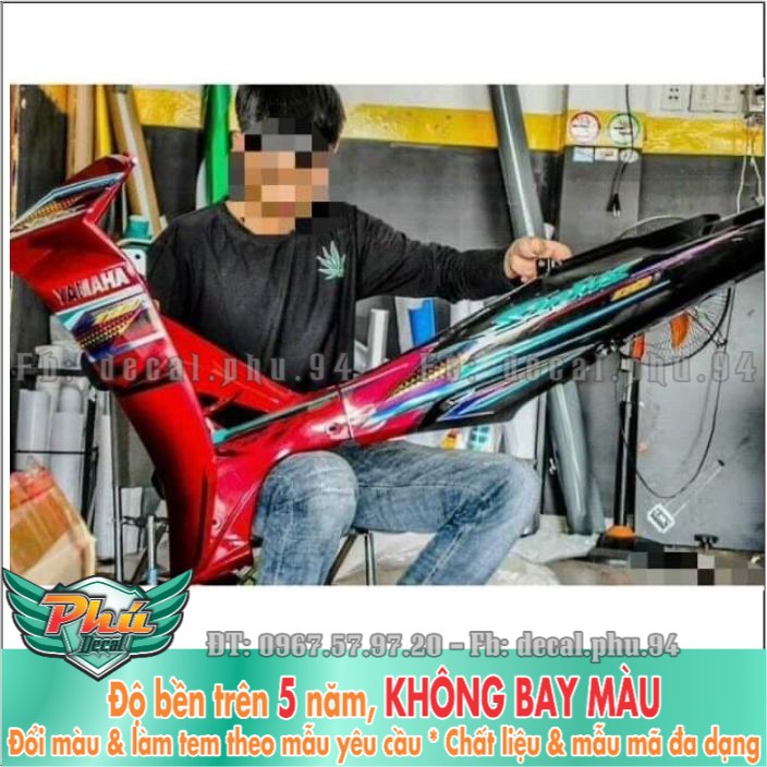 Tem rời Sirius Đỏ đen Kiểu mới (X) -1