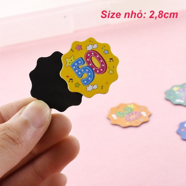 Set 20 BÔNG HOA ĐIỂM SỐ CÓ NAM CHÂM (1164HĐS)