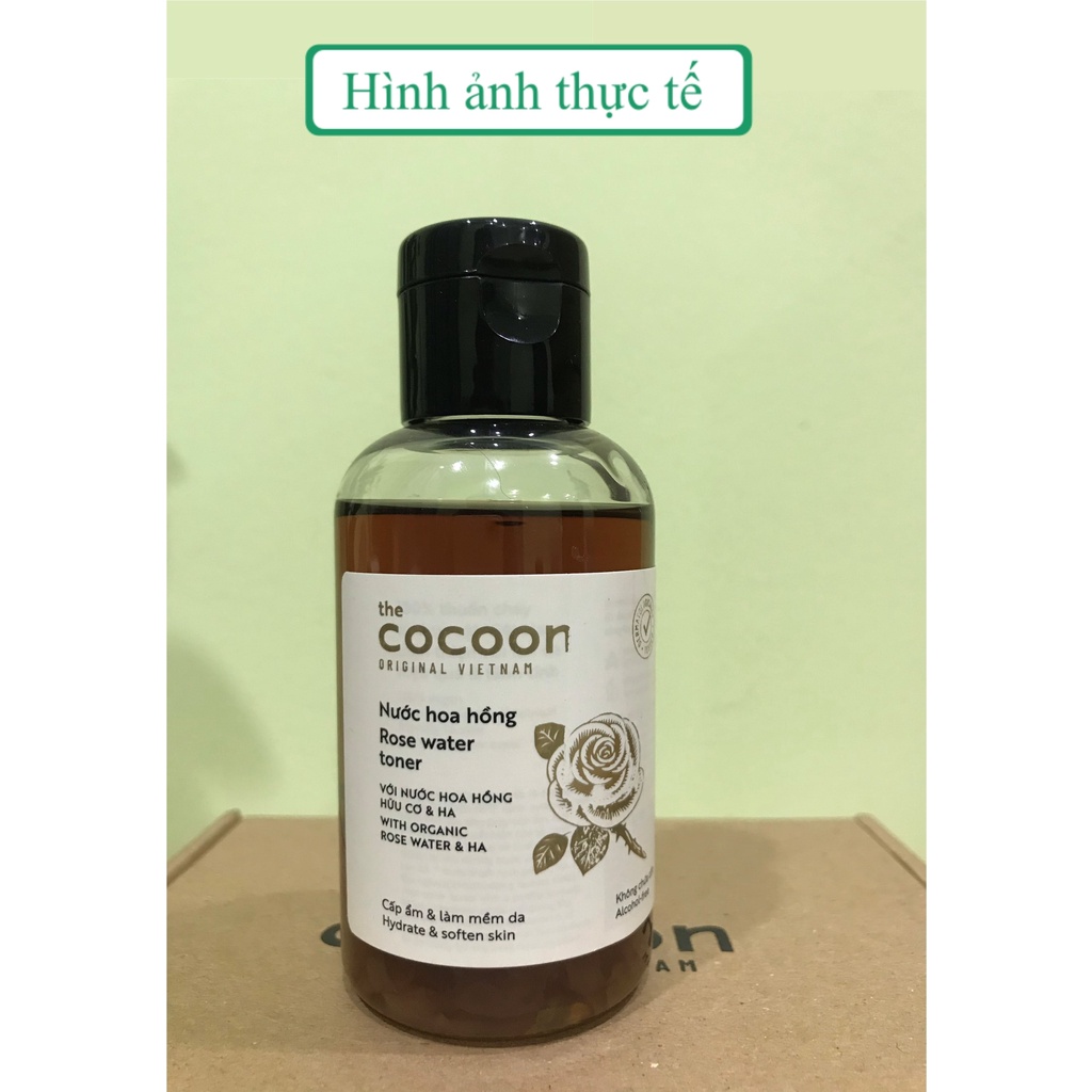 Nước Cân bằng da Cocoon: Nước bí đao cân bằng da &amp; Toner nước nghệ Hưng Yên &amp; Toner hoa hồng Cocoon 140ml - 310ml