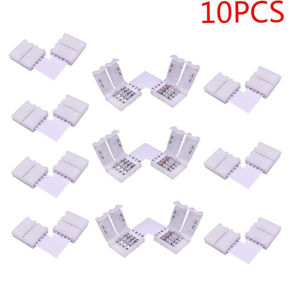 Dải Đèn LED 10MM Góc 4Pin Không Hàn