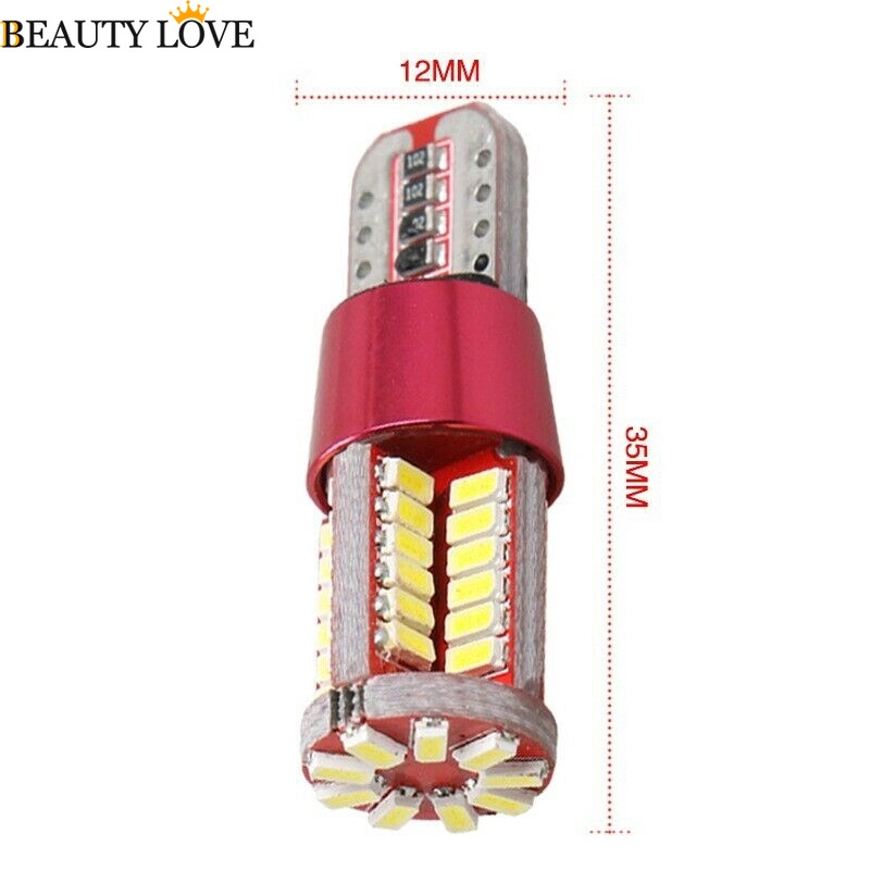 Bóng Đèn LED Nhỏ T10 3014 57SMD 12V W5W Chuyên Dụng Cho Xe Hơi