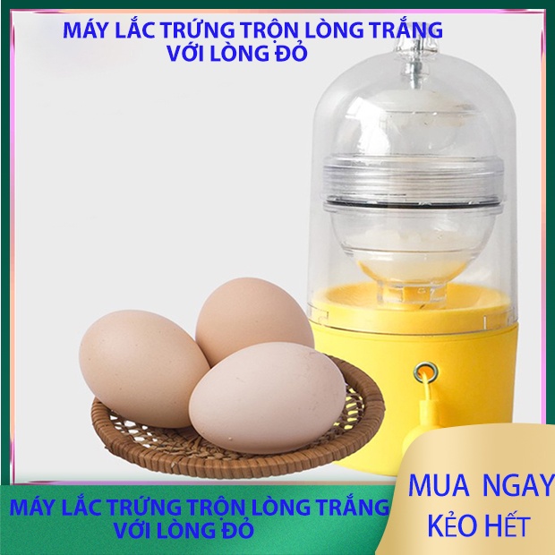 Máy đánh trứng lắc trứng cầm tay mini trộn lòng đỏ với lòng trắng mini