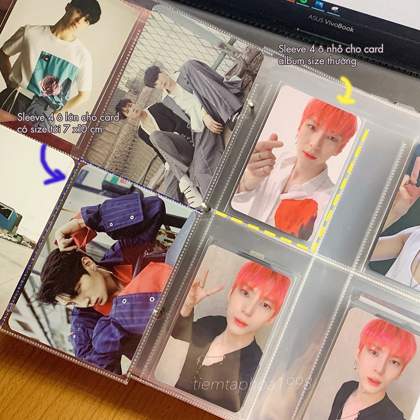 Sổ Binder A5 Còng D Collect Book Bìa Da PU Ánh Nhũ [SẴN]