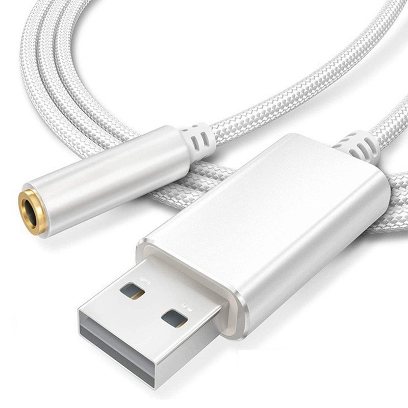 Cáp Chuyển Đổi Âm Thanh Usb Sang 3.5mm | BigBuy360 - bigbuy360.vn