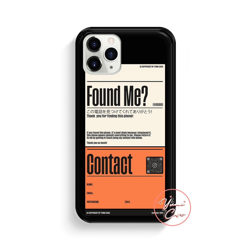 Ốp lưng điện thoại cho Iphone Samsung Vsmart Oppo Huawei Xiaomi Vivo Nokia Realme Poco Redmi TRONG - ĐEN Yumi Case