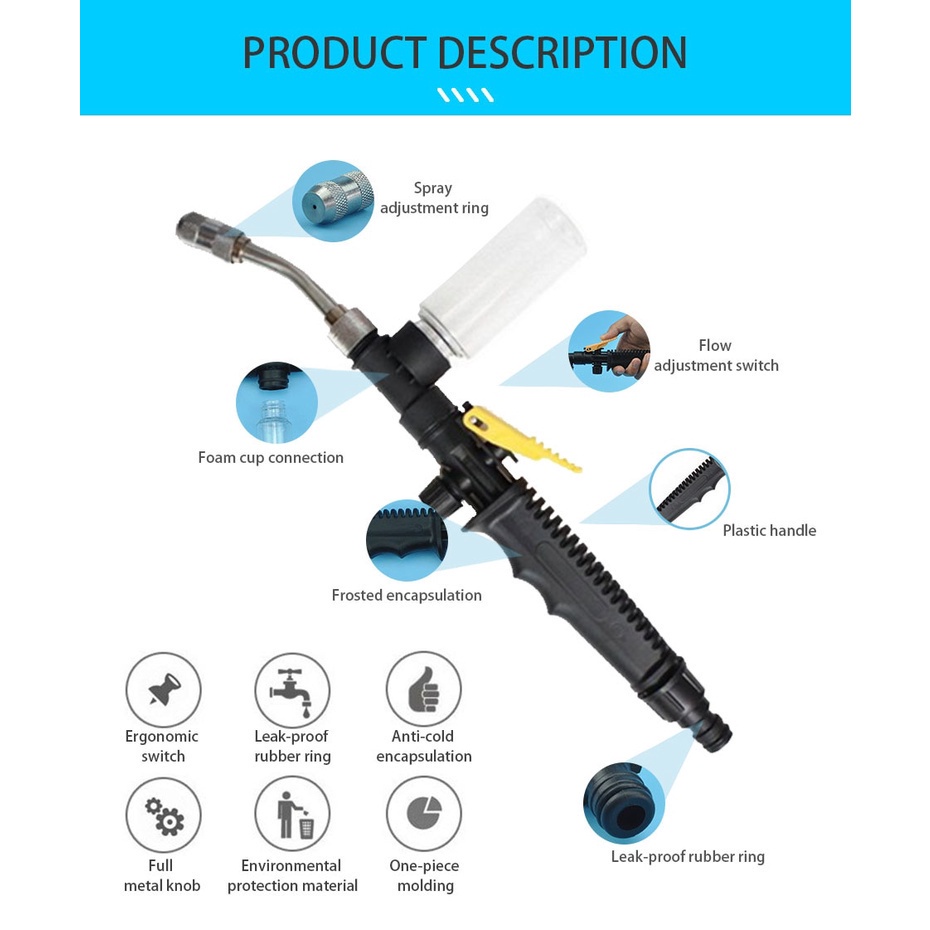 Súng phun nước áp lực cao SEAMETAL làm sạch thân xe máy tự động có tính bảo dưỡng