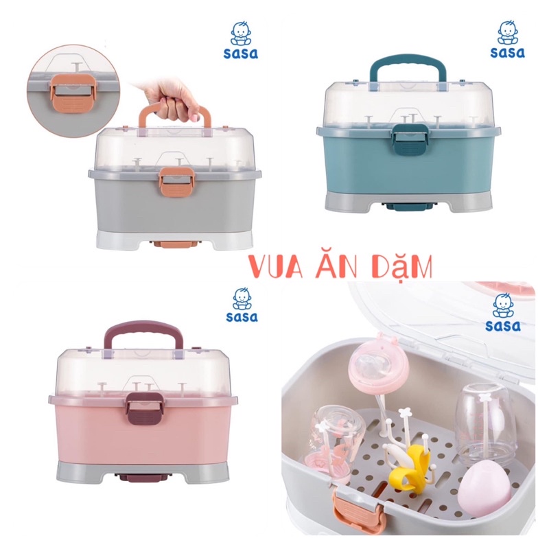 Úp Bình Sữa Cao Cấp có nắp đậy Sasa | SuPin