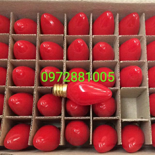 Bóng đèn thờ quả nhót đỏ
