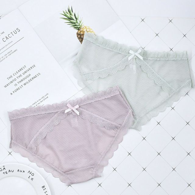 Quần Lót Thông Hơi Viền Ren Sexy Cao Cấp Mã 1544