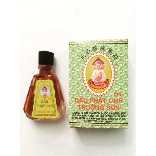 Dầu phật linh  (hình thật)