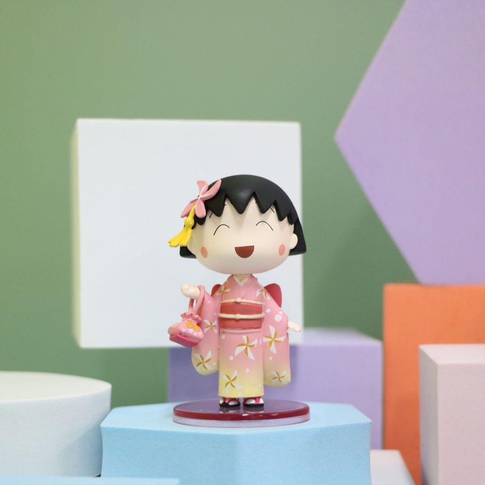 Set 6 Mô Hình Nhân Vật Phim Hoạt Hình Chibi Maruko