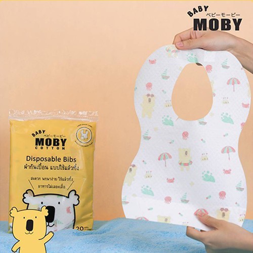Yếm giấy chống thấm Baby Moby (10 chiếc/ gói)