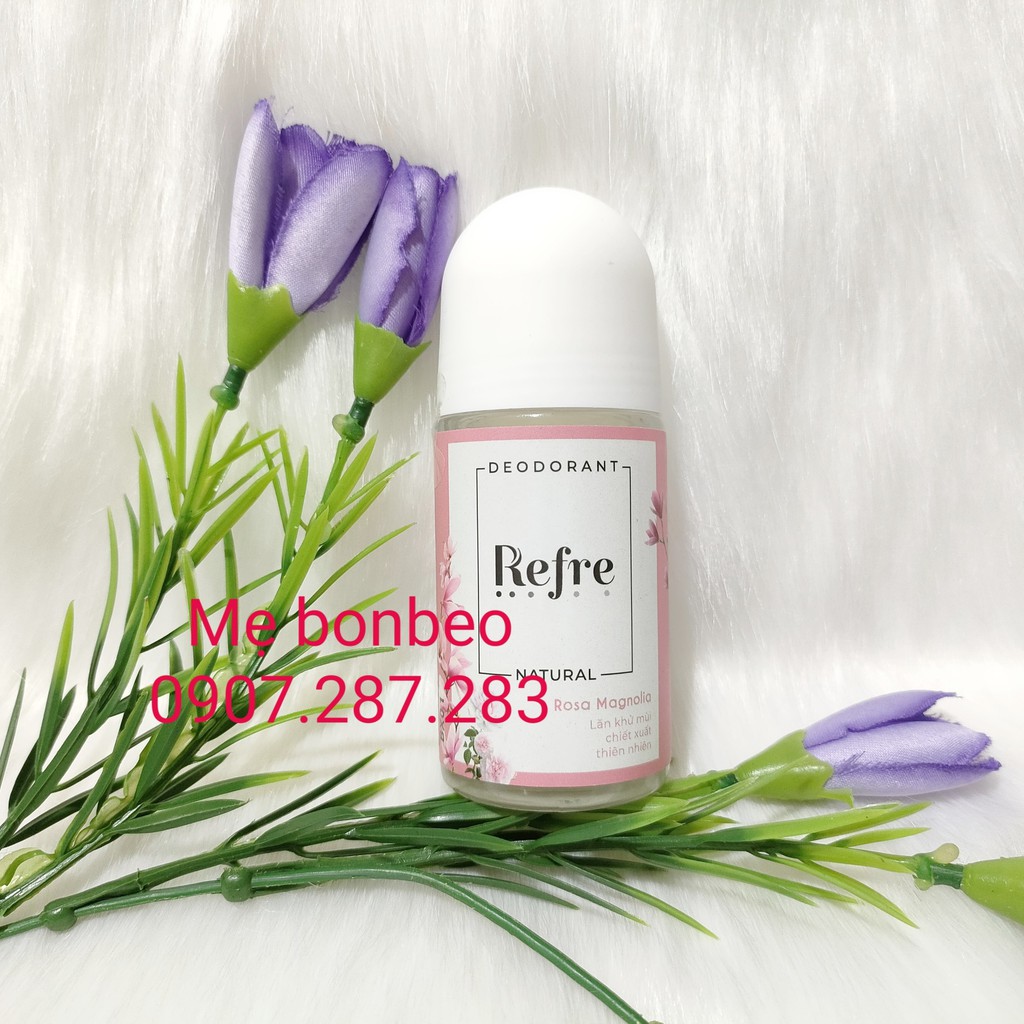 Lăn khử mùi Refre Natural chiết xuất từ thiên nhiên 40ml