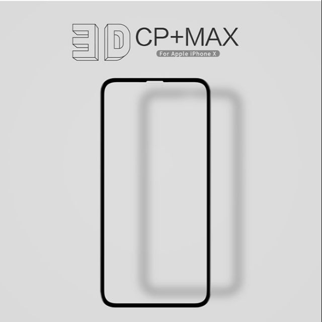 Kính cường lực Full màn Nillkin CP+ MAX IPhone X - Xịn nhất