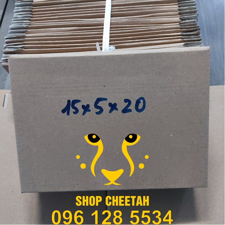 [20cm x 15cm x 5cm] Hộp carton combo 50 chiếc – Dùng trong công tác đóng hàng hỗ trợ vận chuyển