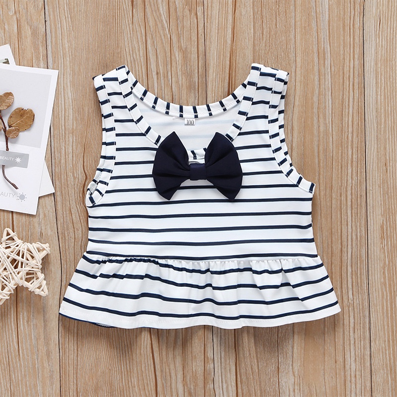Bộ Đồ Bơi Hai Dây Bikini Dễ Thương Dành Cho Bé Gái 6 Tháng - 4 Tuổi sơ sinh