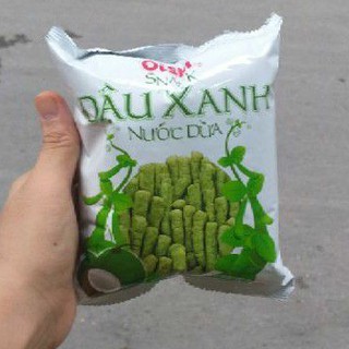 Bim Bim Oishi Snack Đậu Xanh Nước Dừa gói 12g