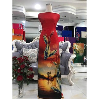 vải áo dài lụa đông hưng kèm ảnh thật (cả bộ vải ) hot