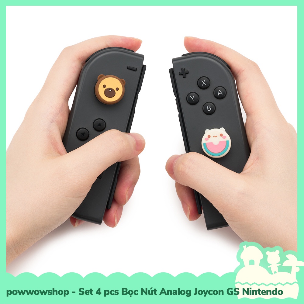 [Sẵn VN - Hỏa Tốc] GS Set 4pcs Bọc Cần Xoay Analog Joycon Cho Máy Game Nintendo Switch / Switch Lite Cute Theme